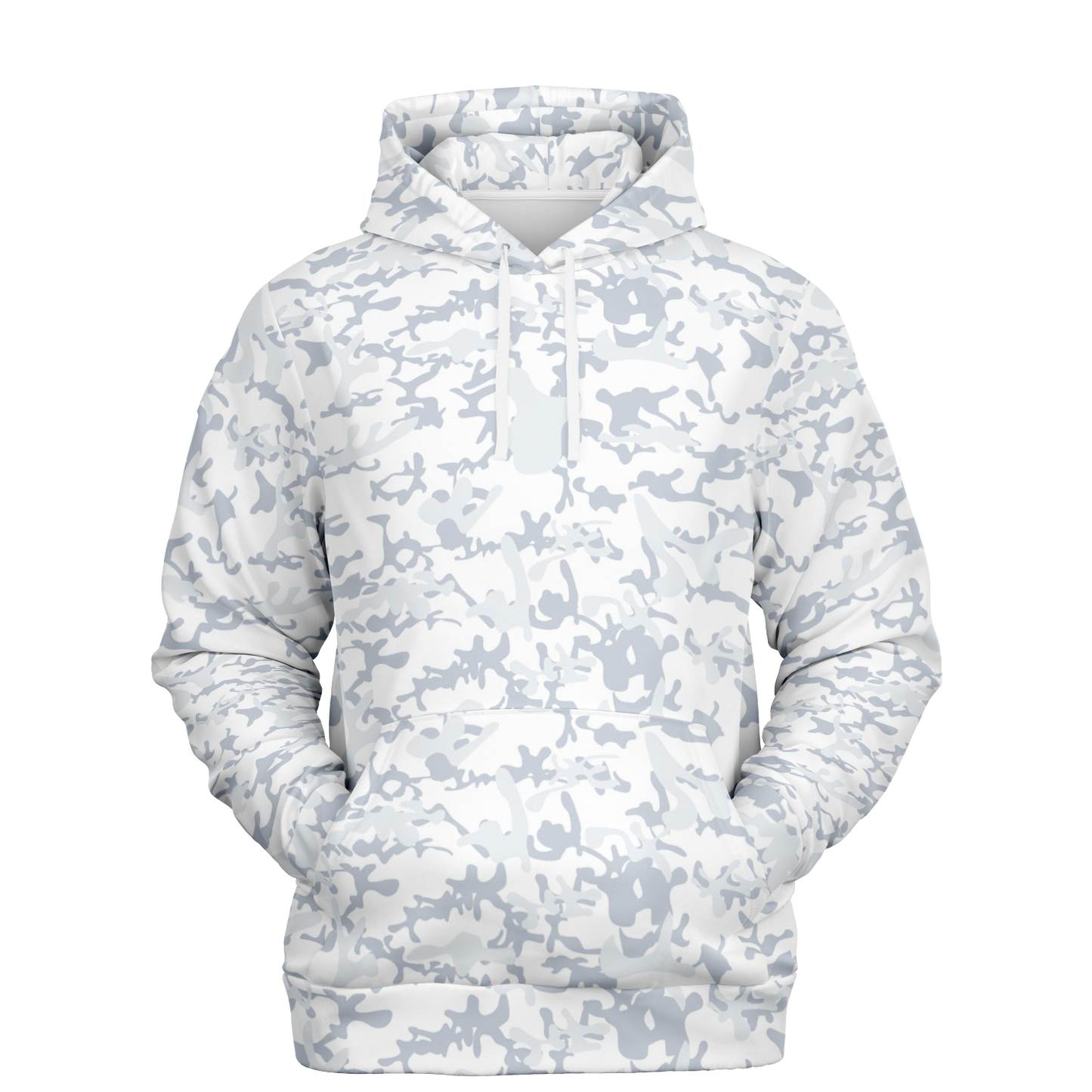 White Camo Hoodie | Army Snow Grunge