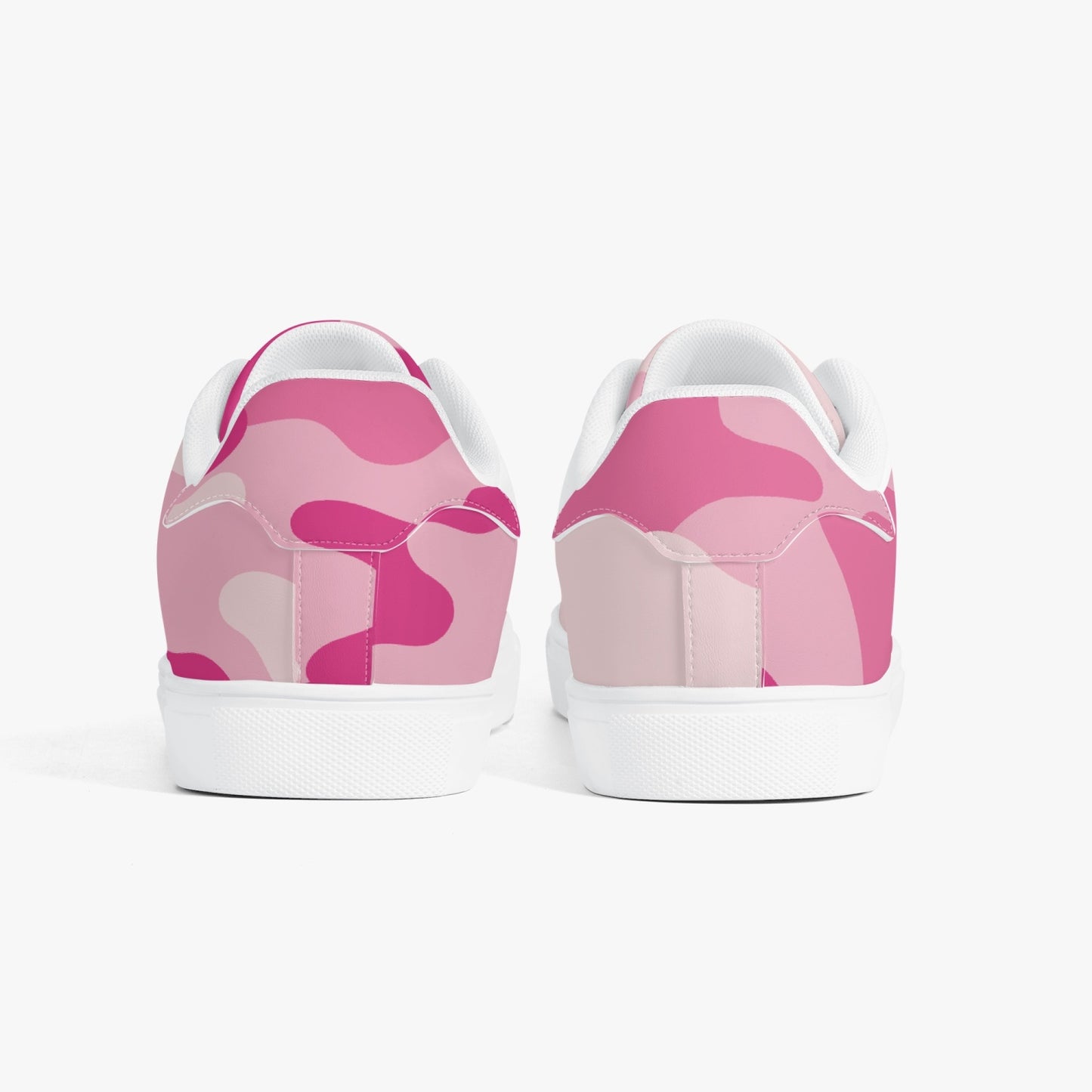 Camo Sneakers | Classic Low-Top Leather | Lavender Pink