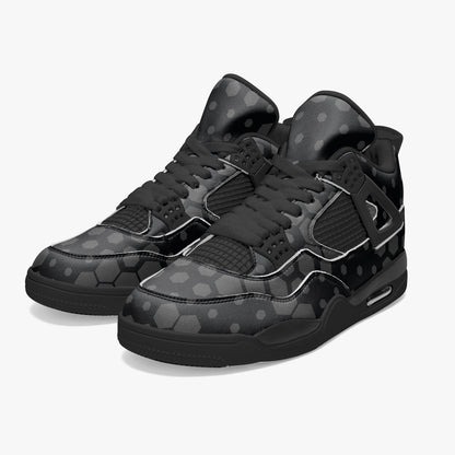 Camo Jordans AJ4 | Stylish Black Hive Camouflage