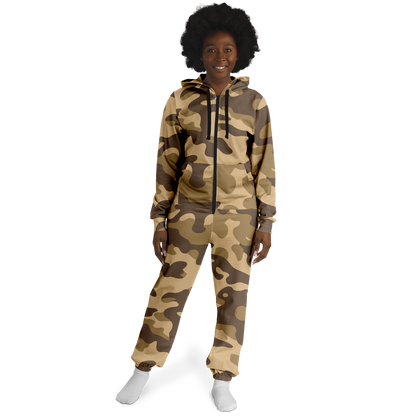 Camo Onesie | Khaki Camouflage