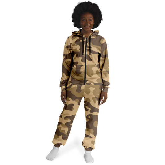 Camo Onesie | Khaki Camouflage