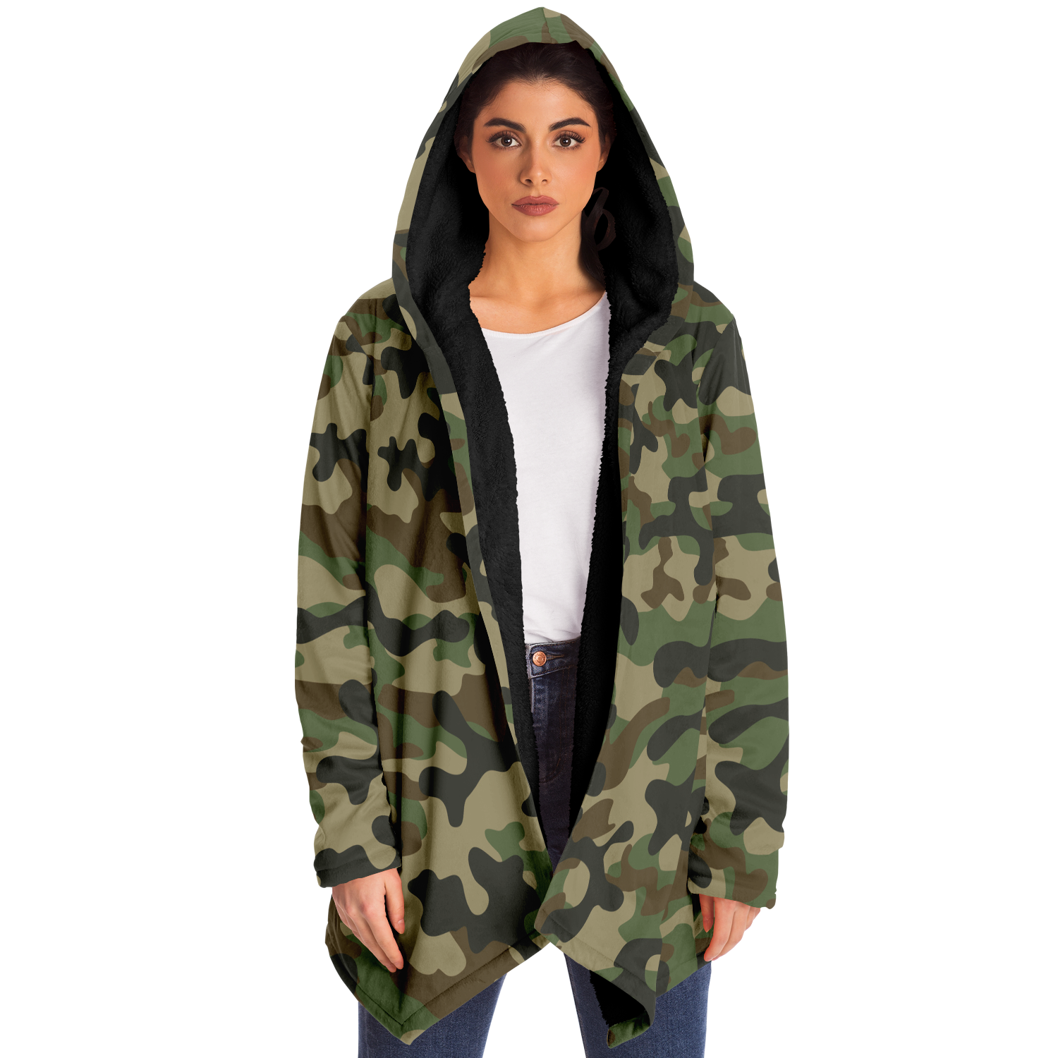 Camo Cloak | Military Brown Camouflage | Microfleece