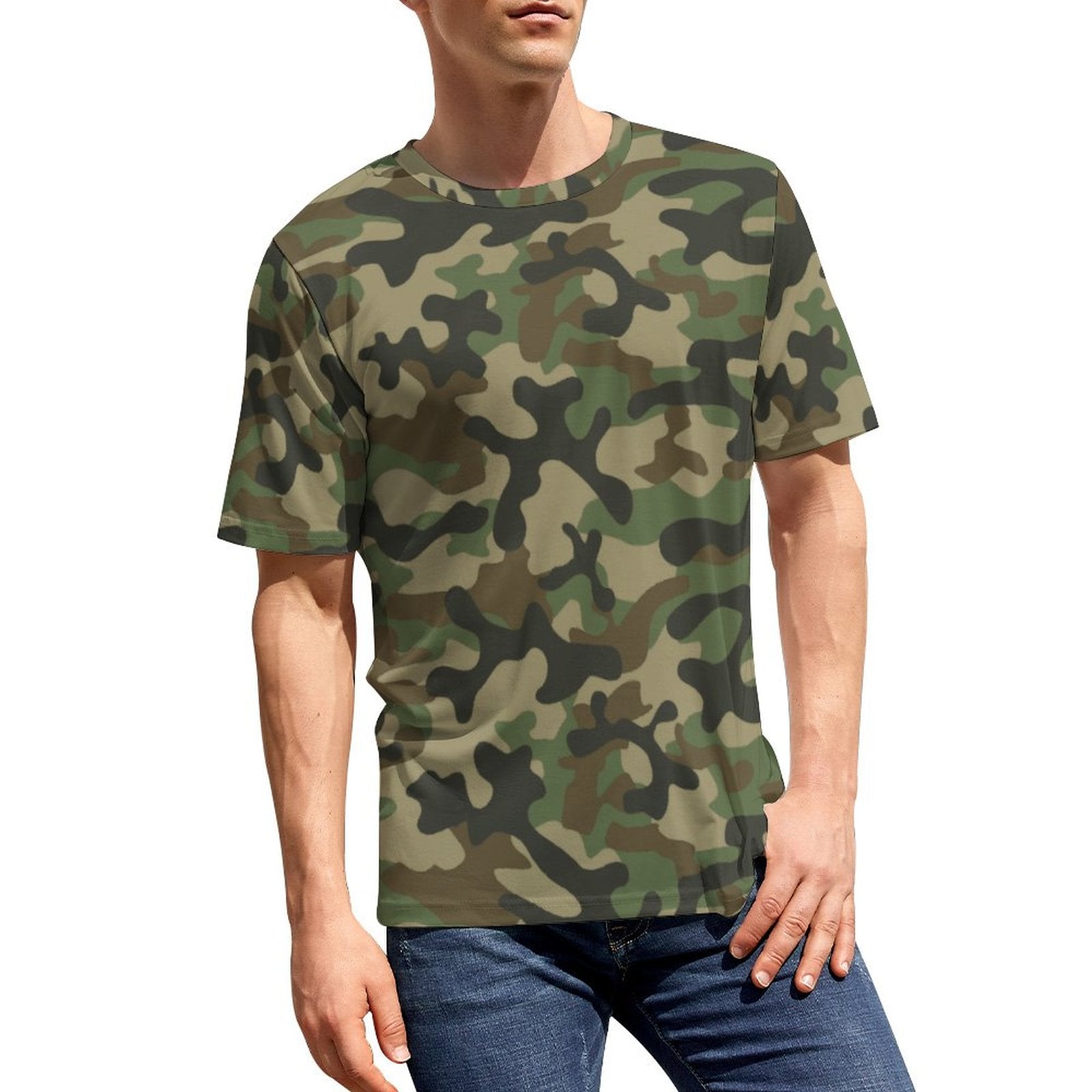 Camo Shirt | Military Brown Camouflage T