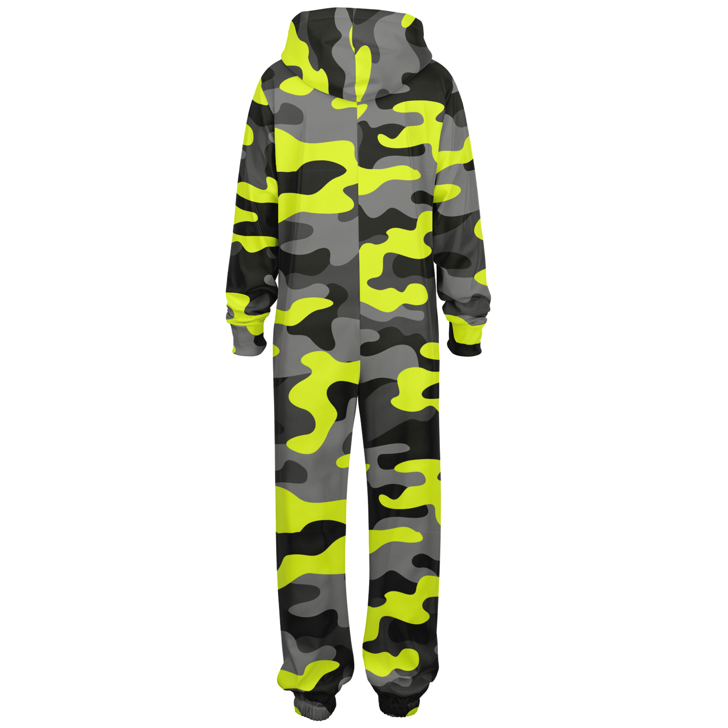 Camo Jumpsuit | Yellow, Black, and Gray Camouflage