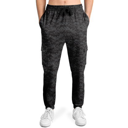 Black Camo Cargo Pants | Classic Army Camouflage | Unisex