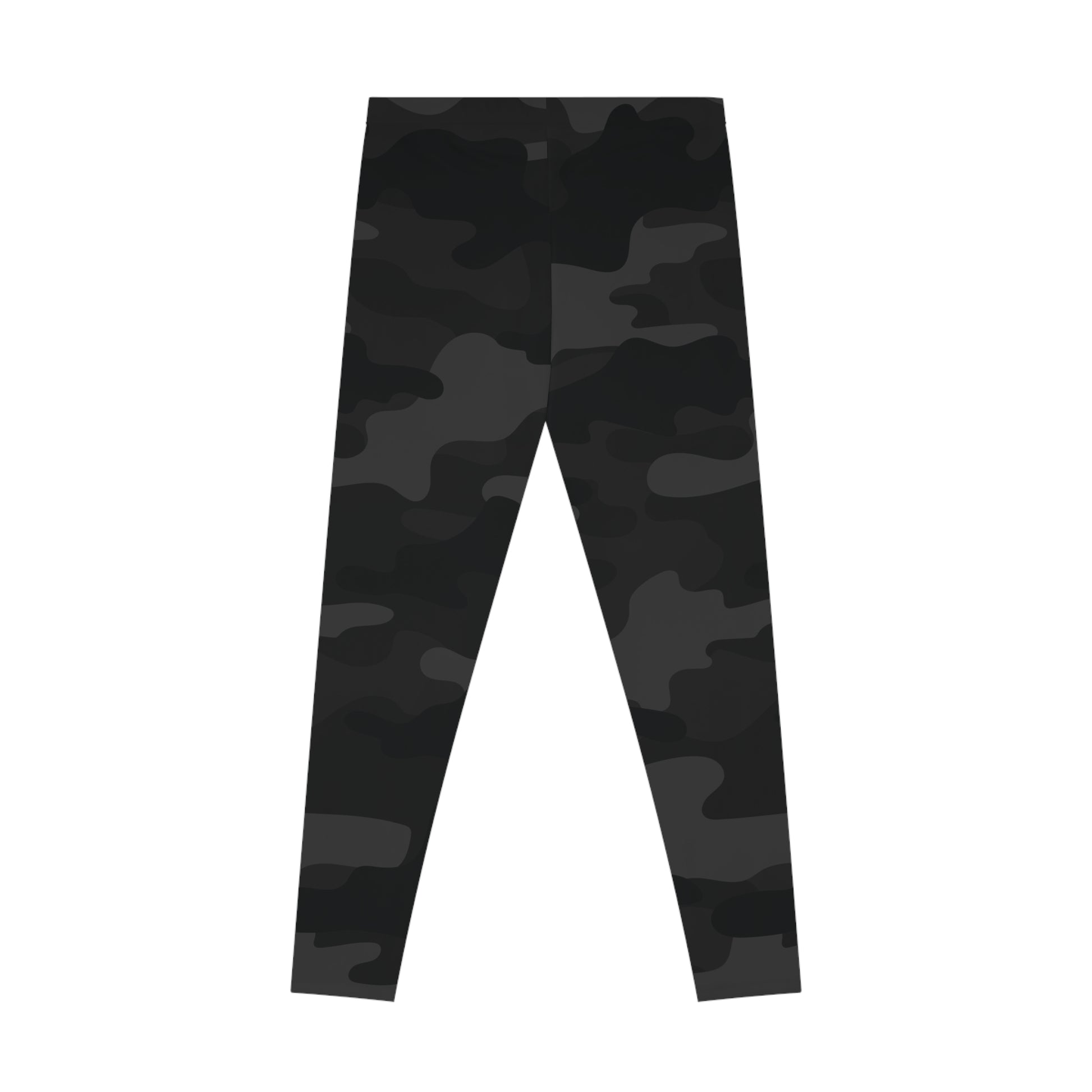 Black Camo Leggings For Women | Mid Waist Fit