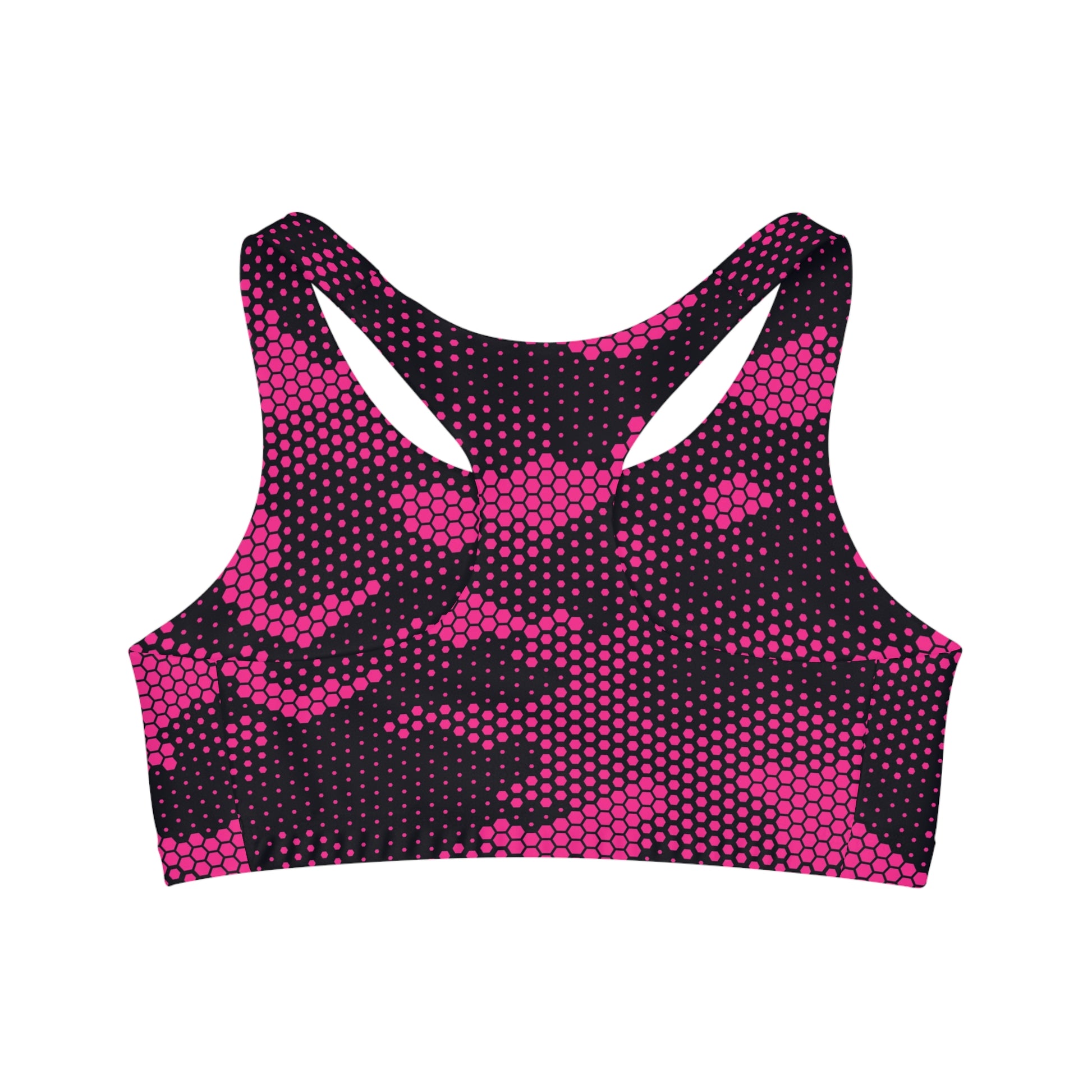 Camo Bra | Pink Digital Dotted Sports Camouflage