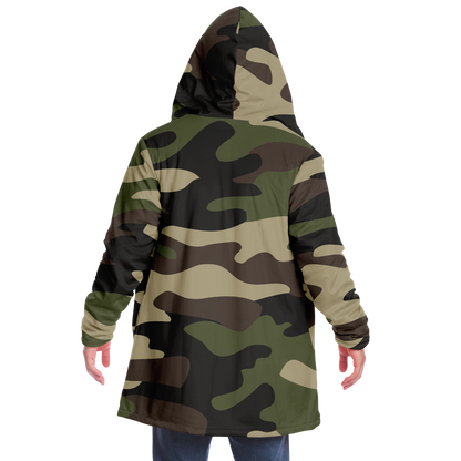 Camo Cloak | Classic Green Camouflage | Microfleece