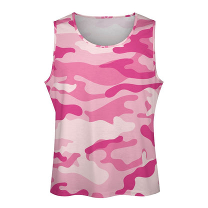 Camo Tank Top | Lavender Pink Camouflage