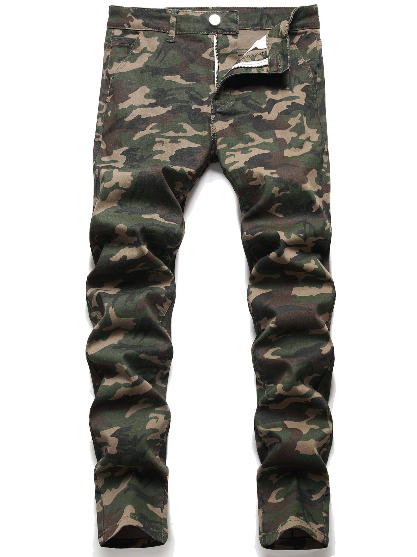 Camo Jeans for Men | Casual Street Style Denim Pants