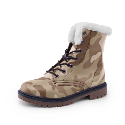 Snow Camo Boots | Desert Brown Camouflage