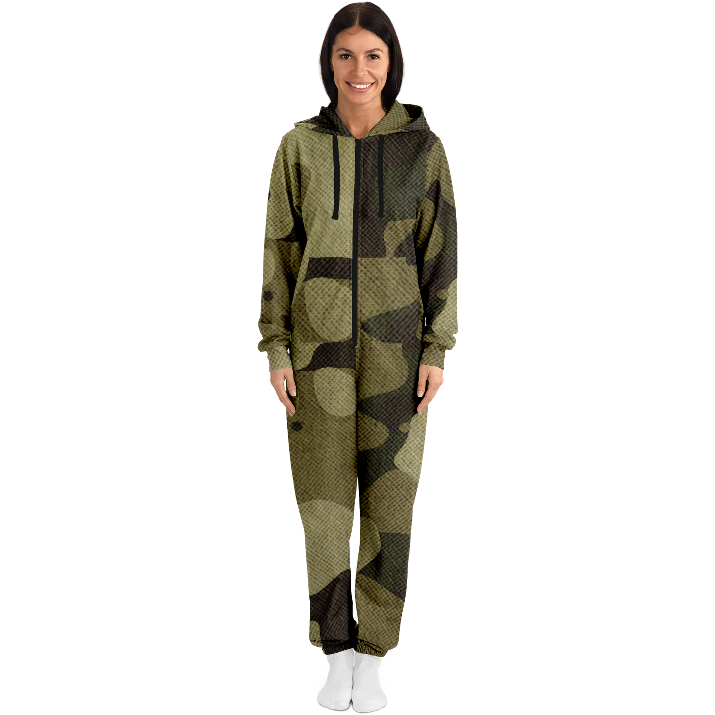 Camo Onesie | Green Fabric Camouflage