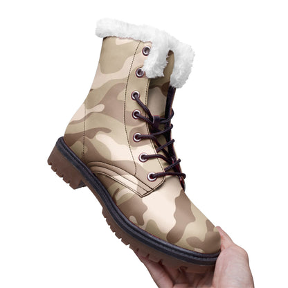 Snow Camo Boots | Desert Brown Camouflage