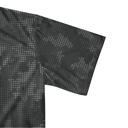 Black Camo Golf Shirt | Stylish Pixel Camouflage