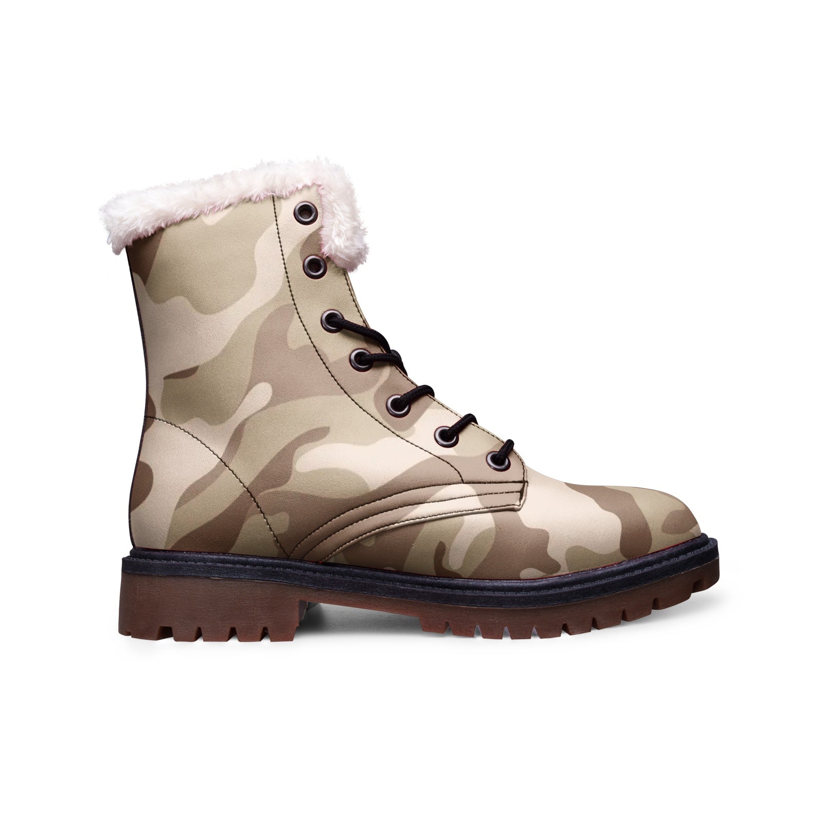 Snow Camo Boots | Desert Brown Camouflage