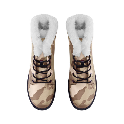 Snow Camo Boots | Desert Brown Camouflage