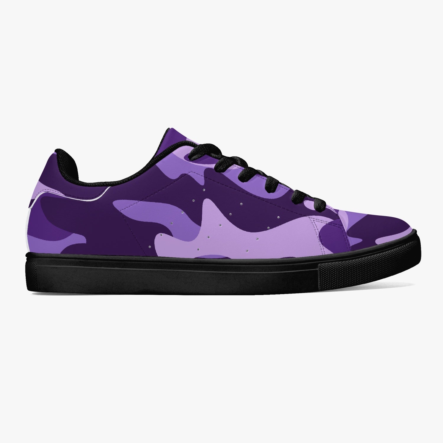 Camo Sneakers | Classic Low-Top | Purple, Blue, & Mauve