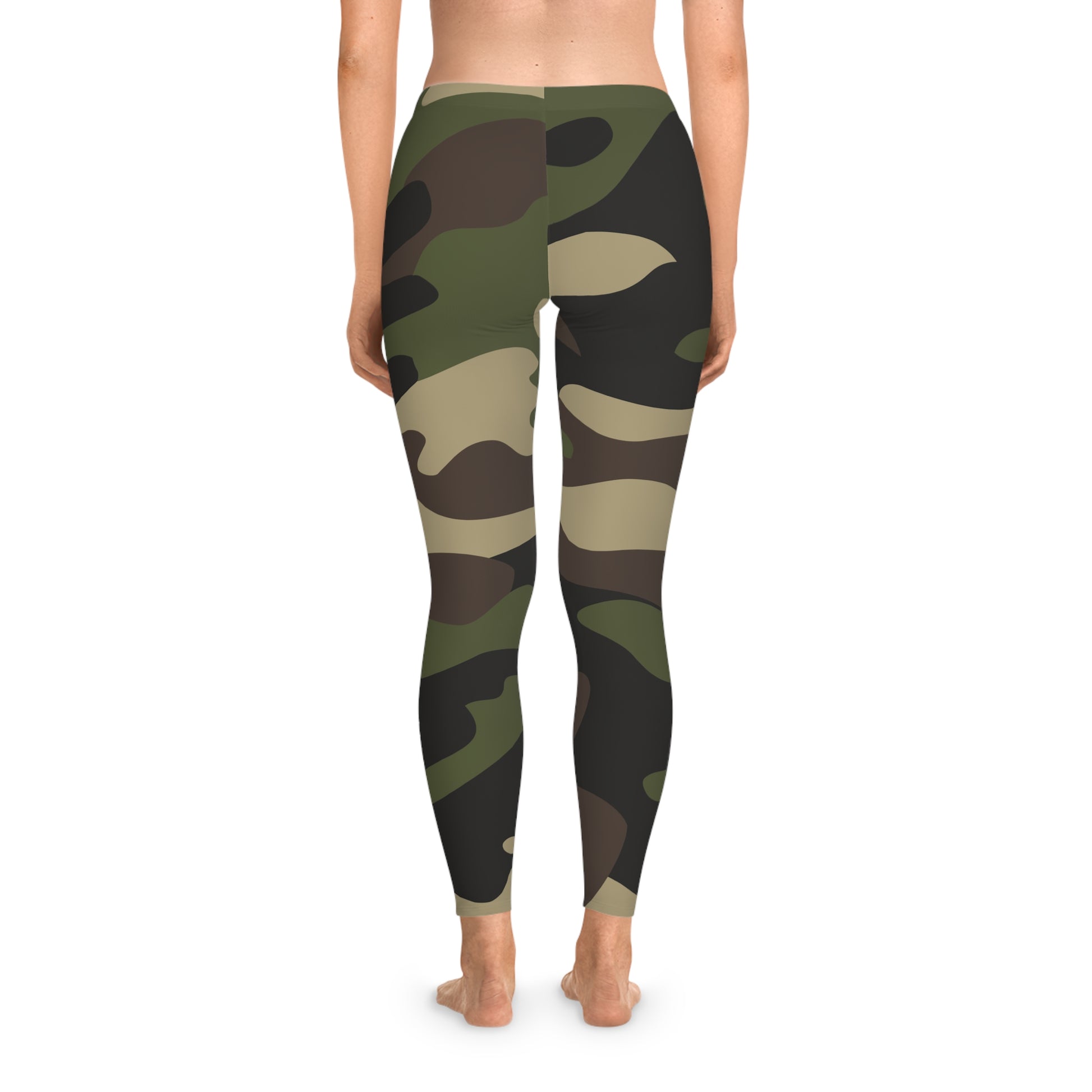 Green Camo Leggings For Women | Classic Camouflage