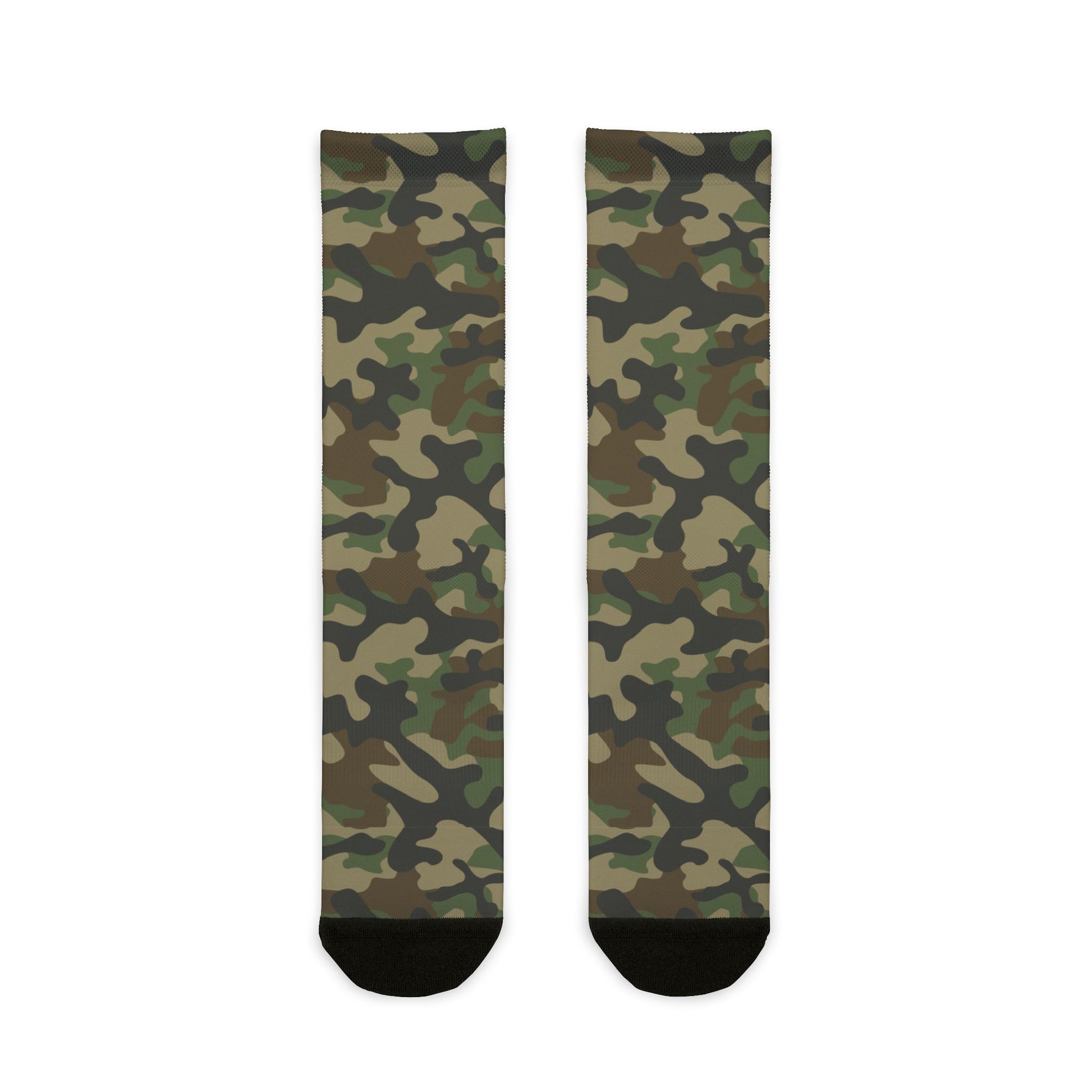 Camo Socks | Military Brown | Sublimation Crew