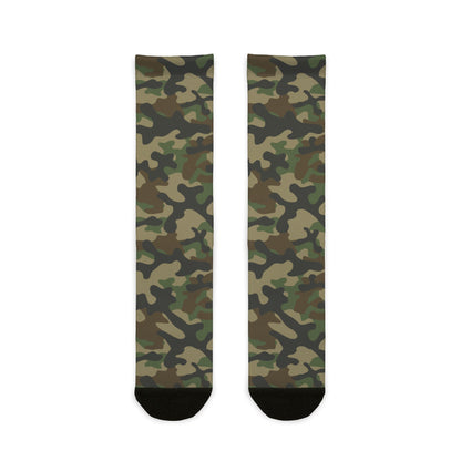 Camo Socks | Military Brown | Sublimation Crew