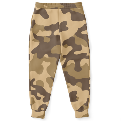 Camo Sweatpants | Unisex | Khaki Camouflage