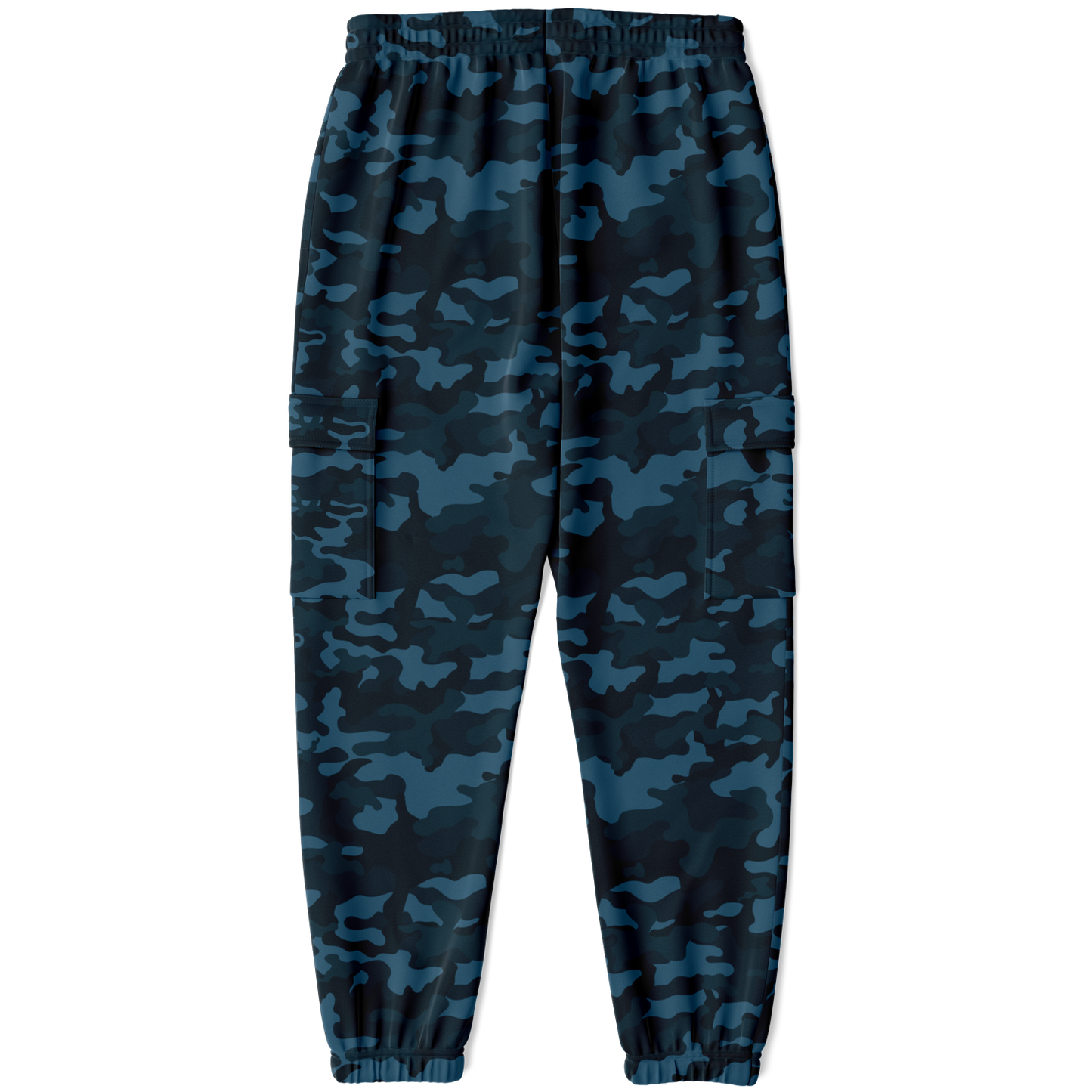 Dark Blue Camo Cargo Pants | Unisex