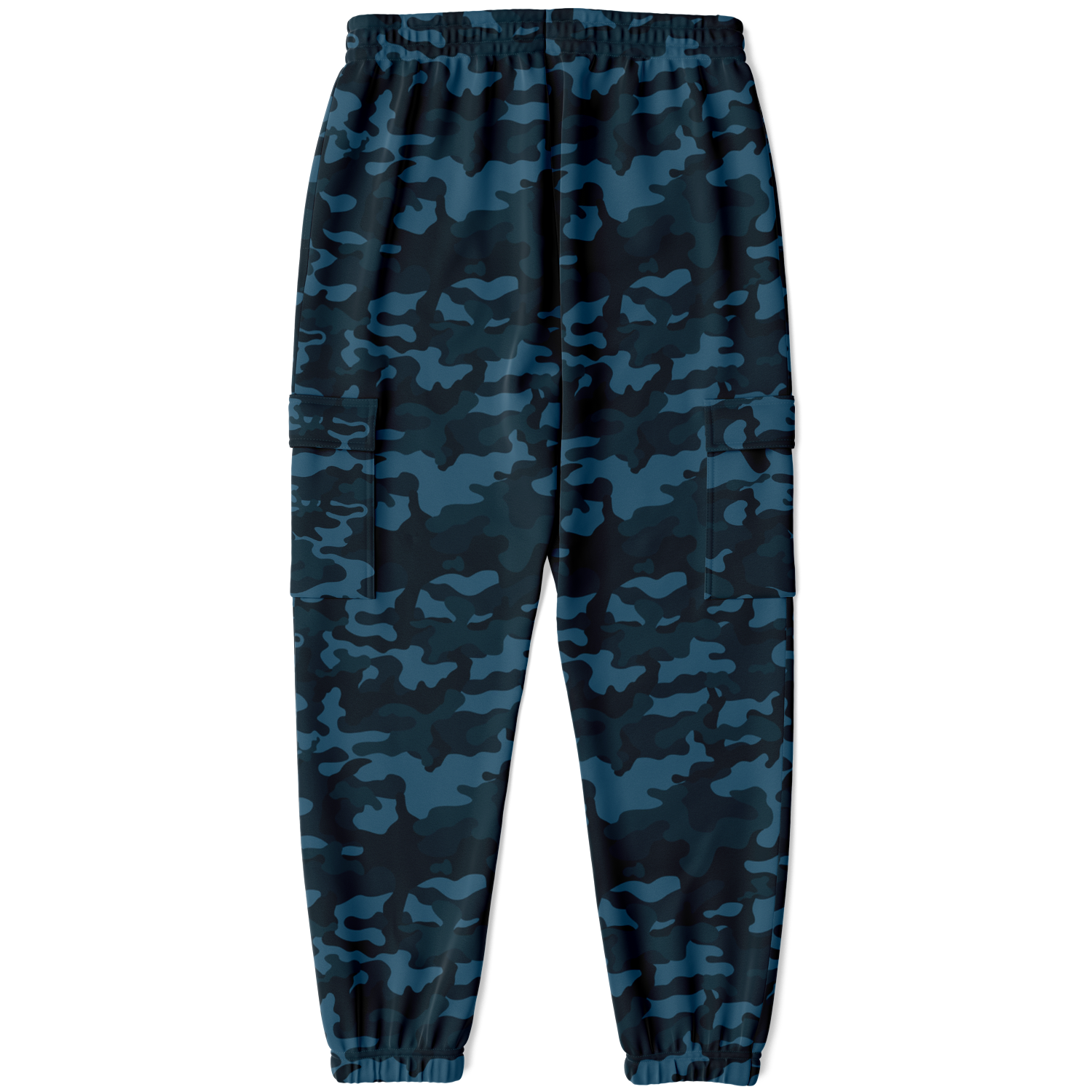 Dark Blue Camo Cargo Pants | Unisex