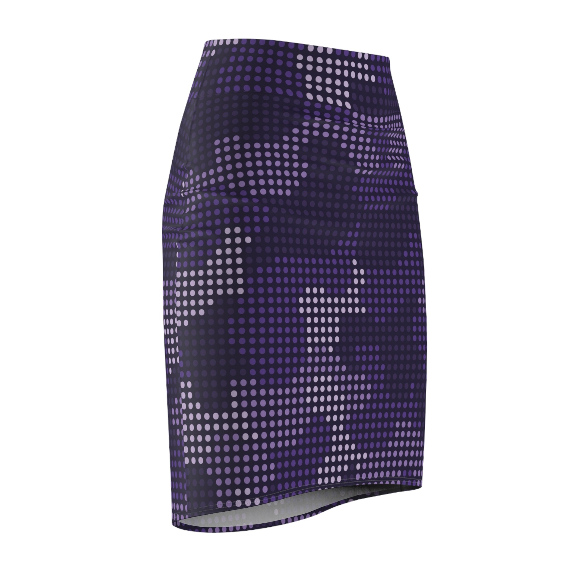 Camo Mini Skirt | Pencil Cut | Blue LED