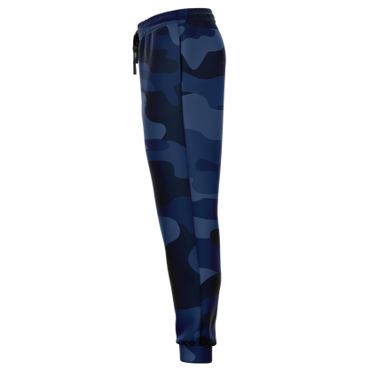 Camo Joggers | Unisex | Deep Blue