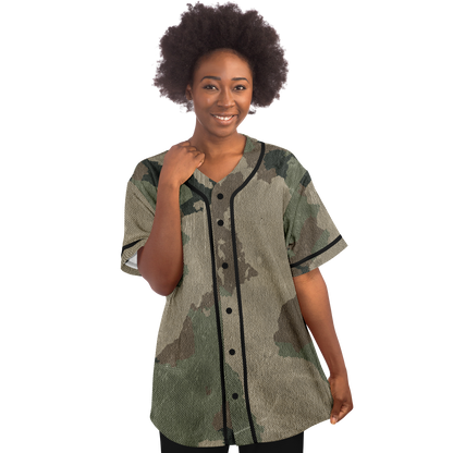 Camo Baseball Jersey | Dirty Old Brown Camouflage