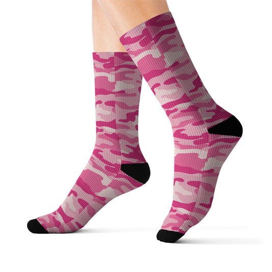 Camo Socks | Lavender Pink Camouflage