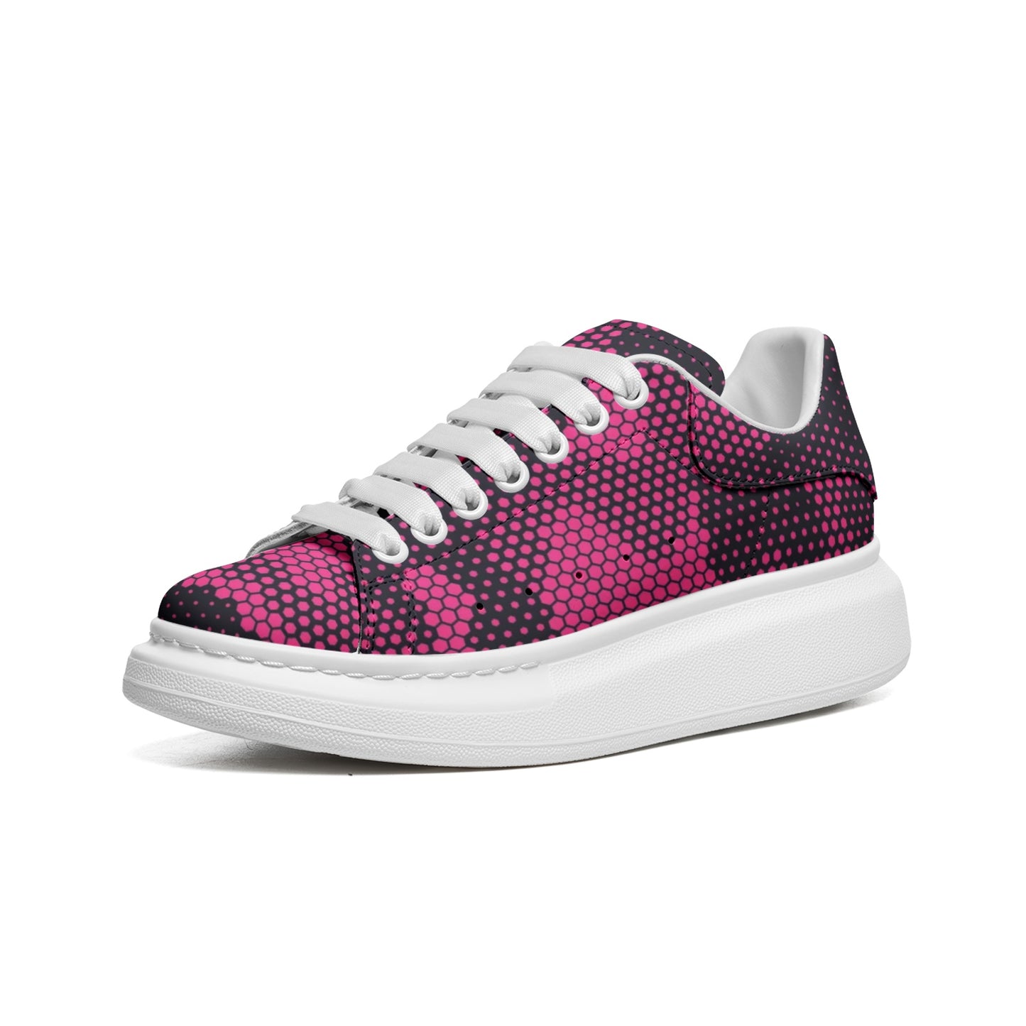 Oversized McQueen Sneakers | Pink Digital Camouflage