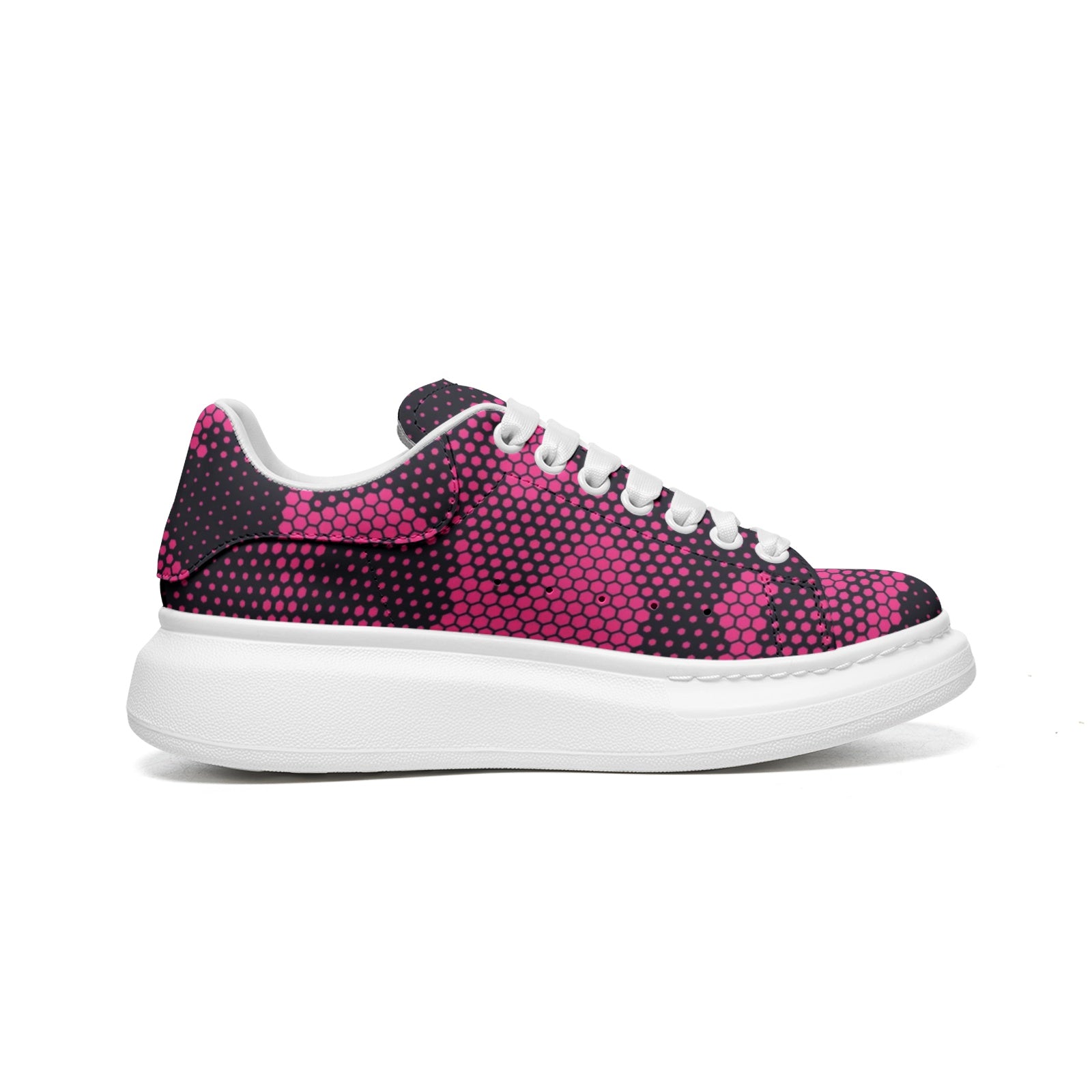 Oversized McQueen Sneakers | Pink Digital Camouflage