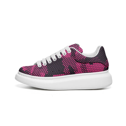 Oversized McQueen Sneakers | Pink Digital Camouflage