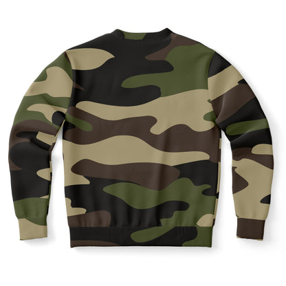 Camo Sweatshirt | Unisex | Classic Green