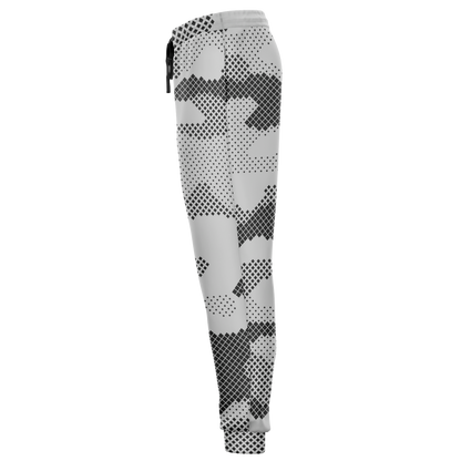 Camo Joggers | Unisex | Black & White Digital