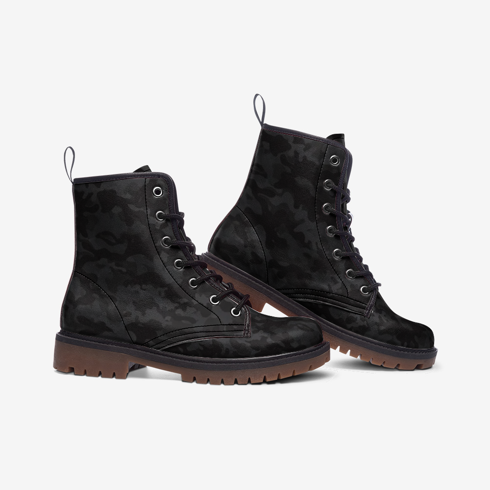 Black Camo Boots | Classic Army Camouflage