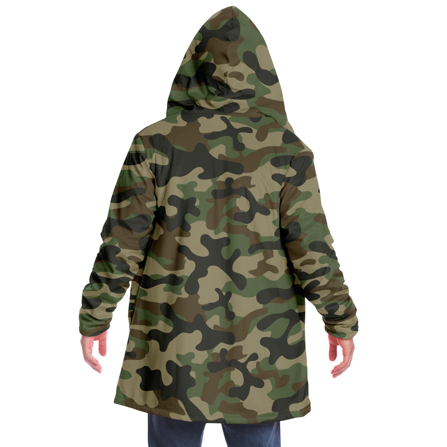 Camo Cloak | Military Brown Camouflage | Microfleece