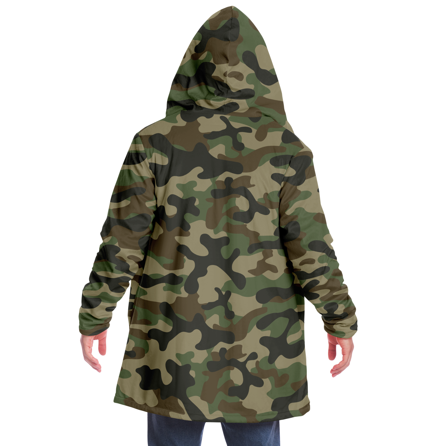 Camo Cloak | Military Brown Camouflage | Microfleece