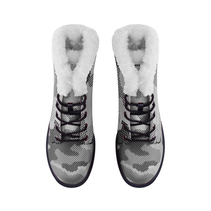 Snow Camo Boots | Gray Digital Camouflage