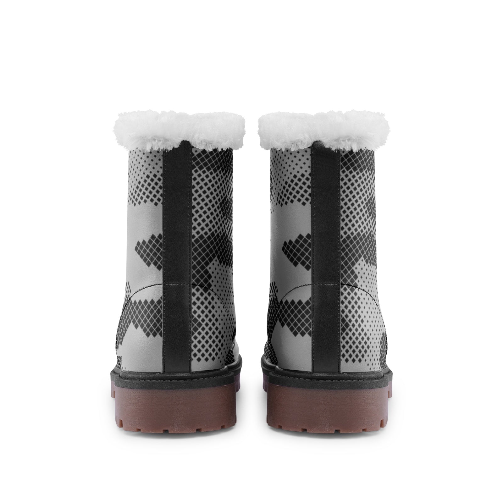 Snow Camo Boots | Gray Digital Camouflage