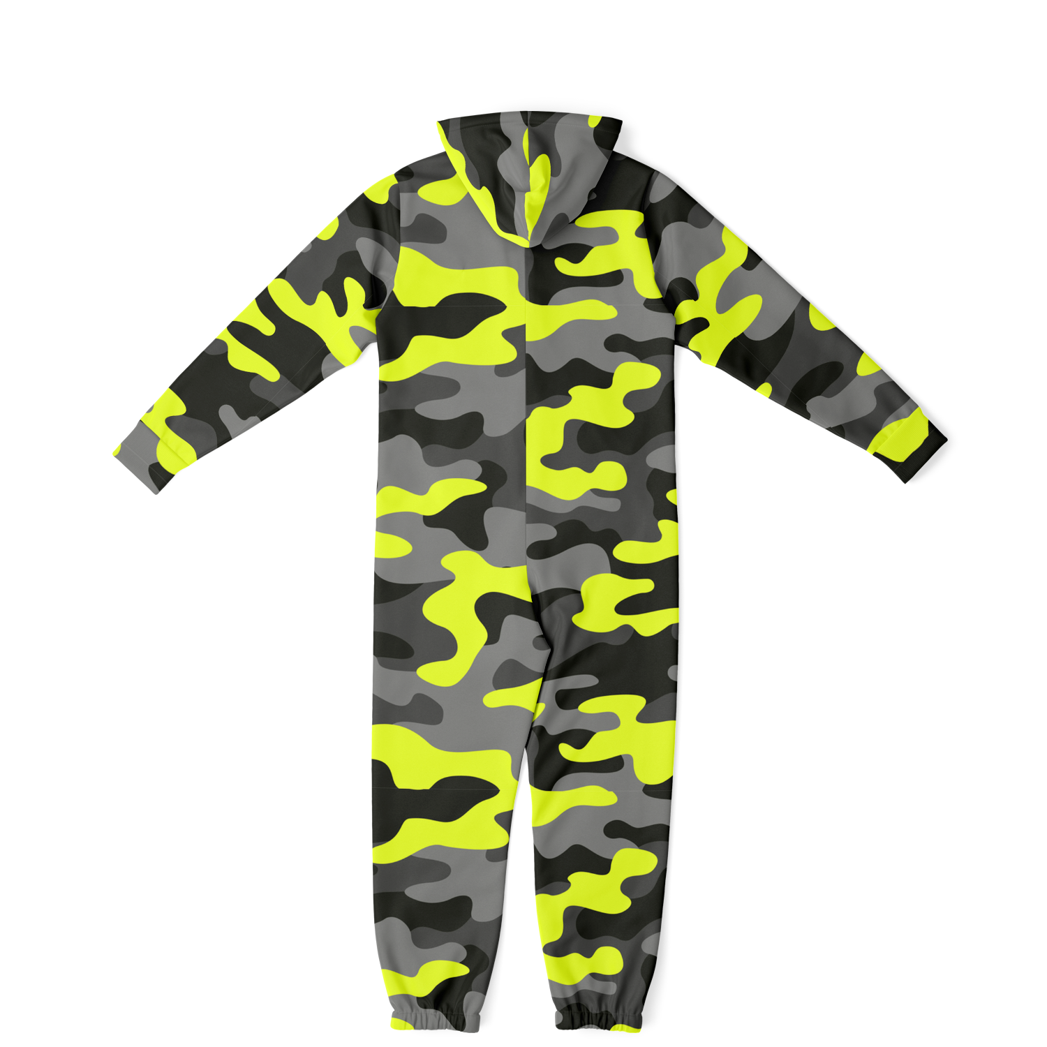 Camo Jumpsuit | Yellow, Black, and Gray Camouflage