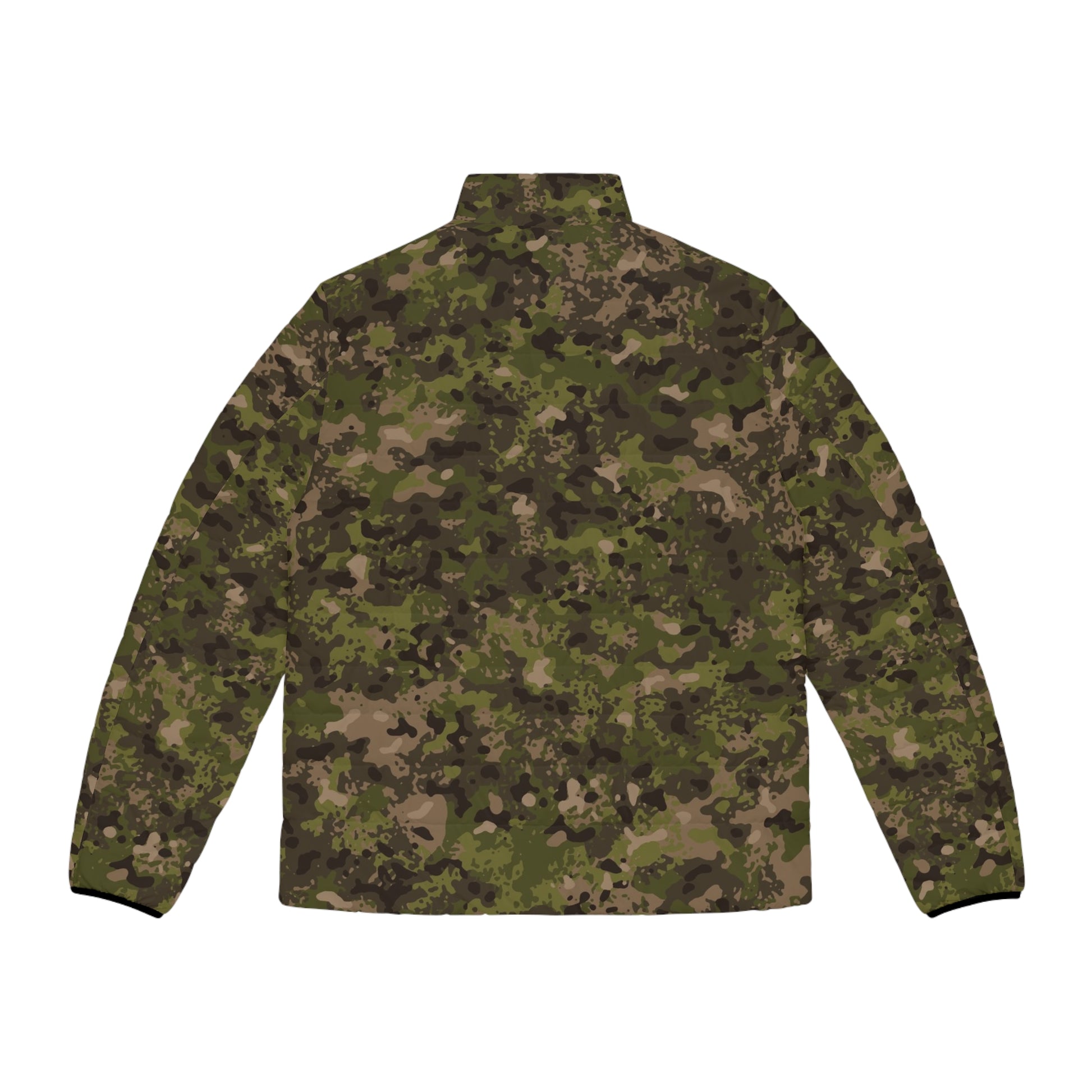 Camo Puffer Jacket For Men | Hunting Brown Camouflage