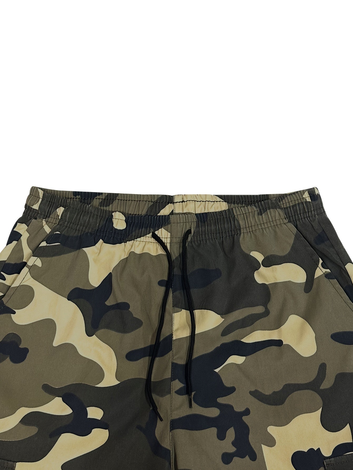 Men's Camo Cargo Pants With Side Pockets