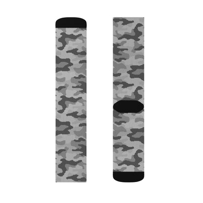 Camo Socks | Gray Digital Camouflage