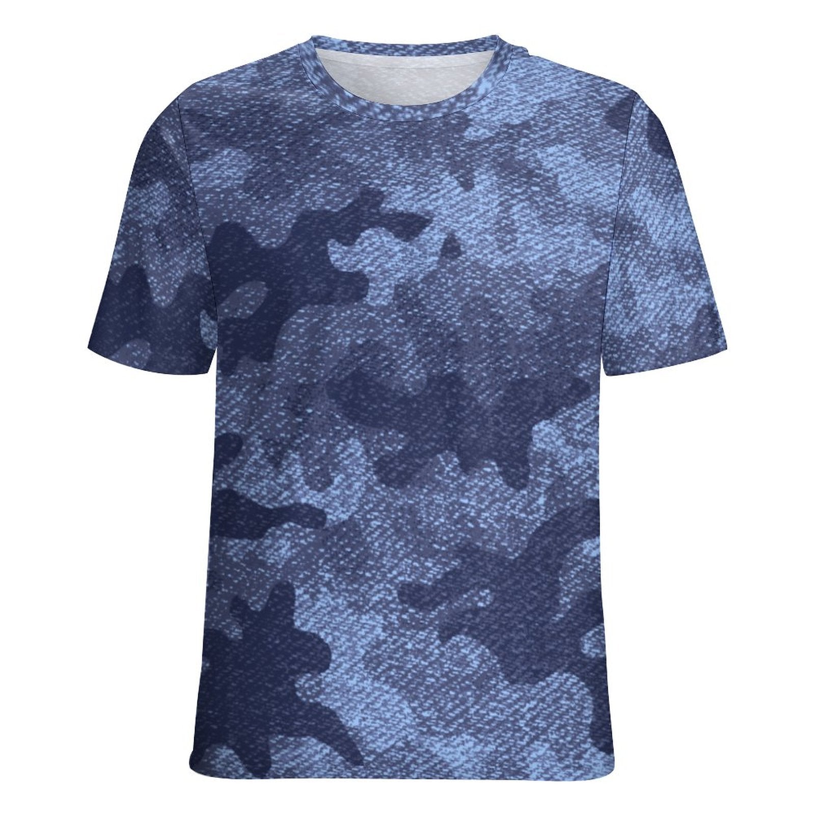 Camo Shirt | Denim Blue Camouflage T