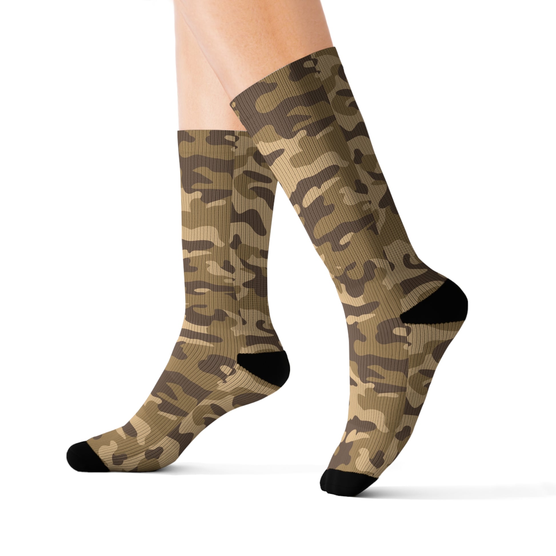 Camo Socks | Khaki Camouflage