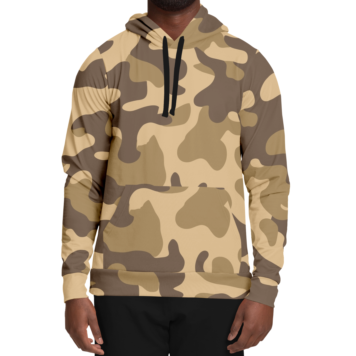 Camo Hoodie | Khaki Camouflage Pullover