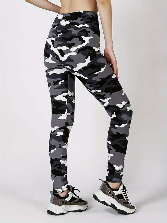 Women's Camo Print Yoga Leggings | Stretchy & Comfortable Activewear