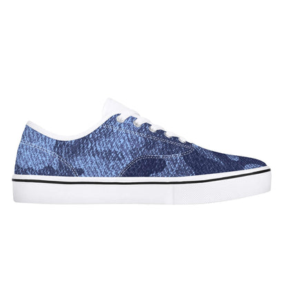 Camo Skate Shoes | Denim Blue Camouflage